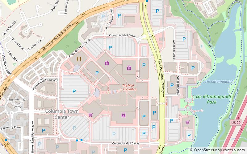 LUSH Cosmetics Mall in Columbia location map