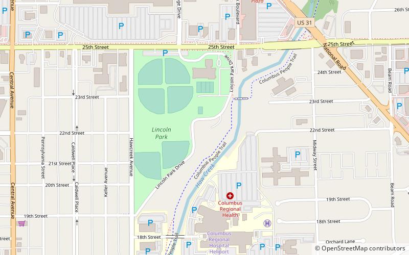 Hamilton Ice Arena location map