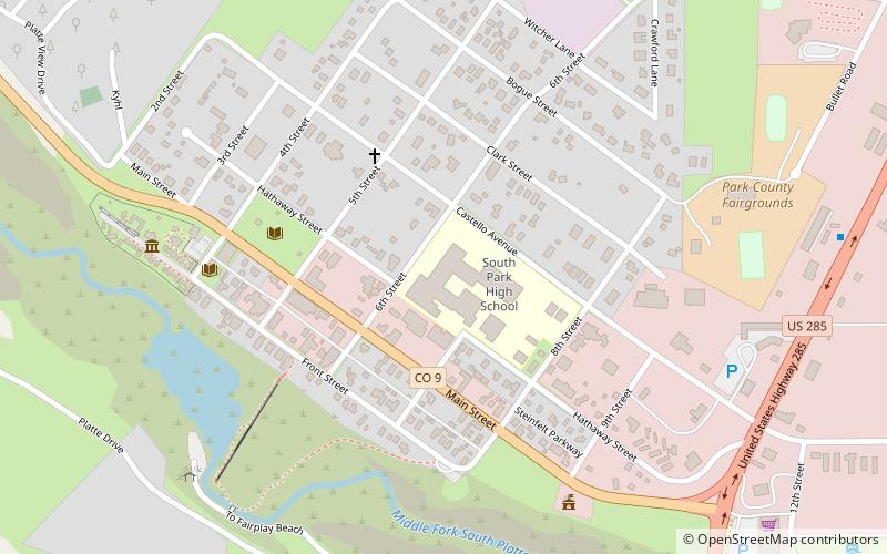 South Park Community Church location map
