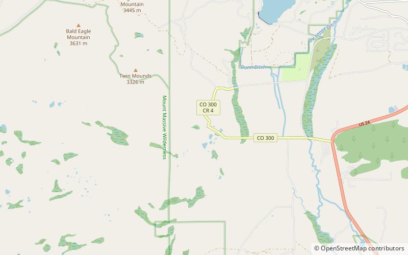 Leadville National Fish Hatchery location map