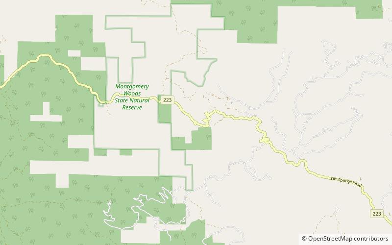 Orrs Springs location map