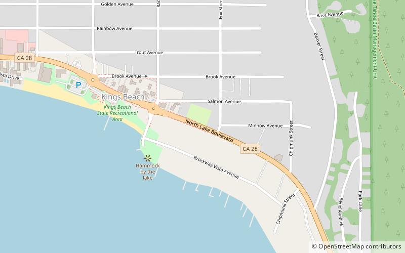 Kings Beach Miniature Golf location map