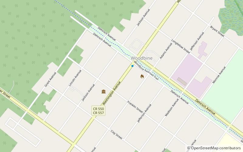 Woodbine location map