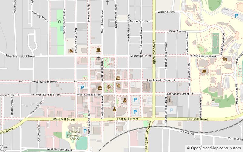 Clay County Savings Association Building location map