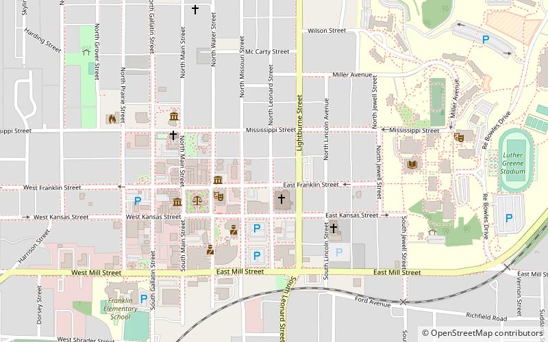 Frank Hughes Memorial Library location map