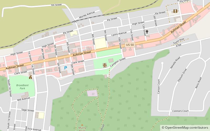 White Pine County Courthouse location map