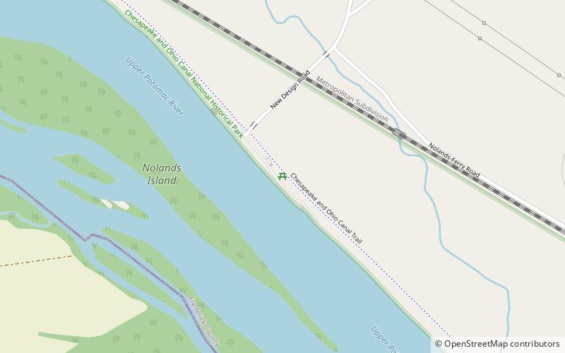 nolands ferry location map