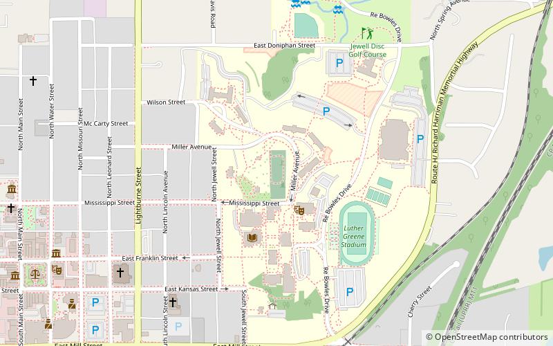 Mt. Memorial Cemetery location map