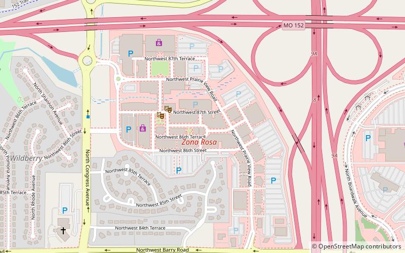 Zona Rosa location map
