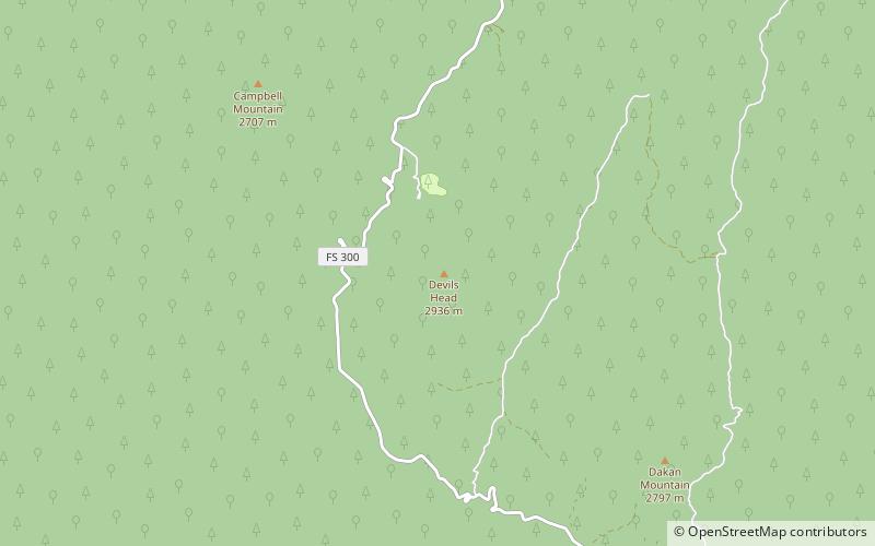 Rampart Range location map