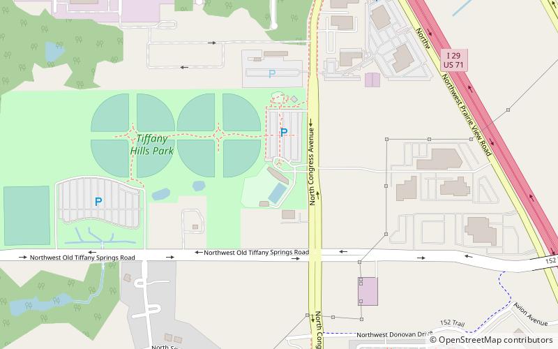 The Springs Aquatic Center location map