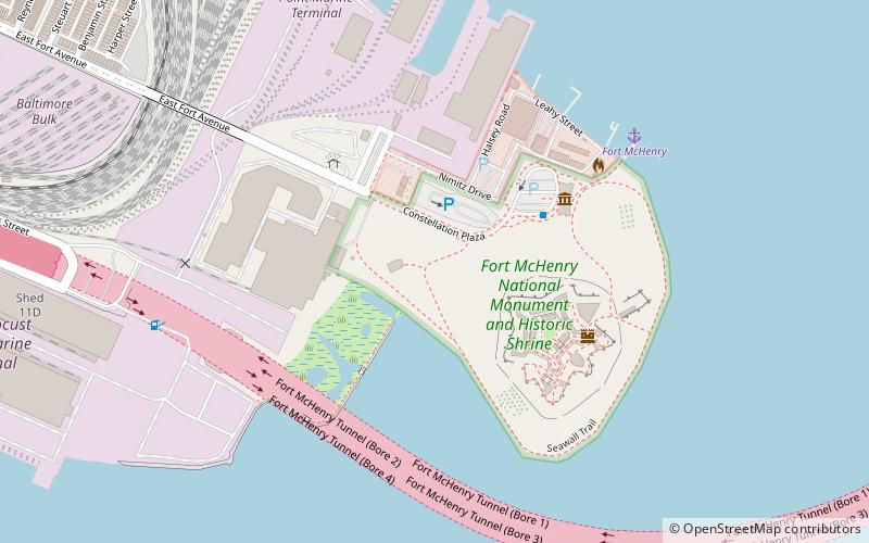 Armistead Monument location map