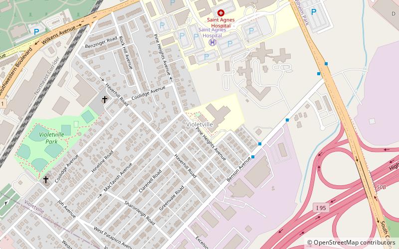 Violetville location map