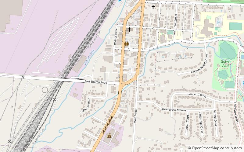Twelve Mile House location map