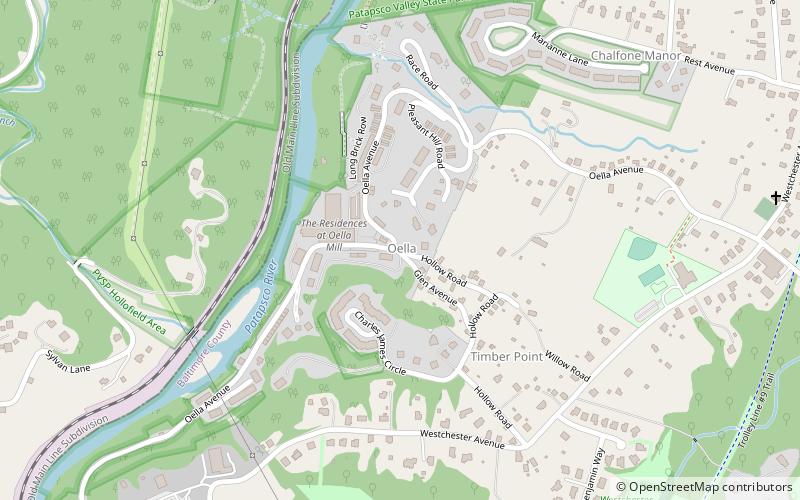 Oella location map
