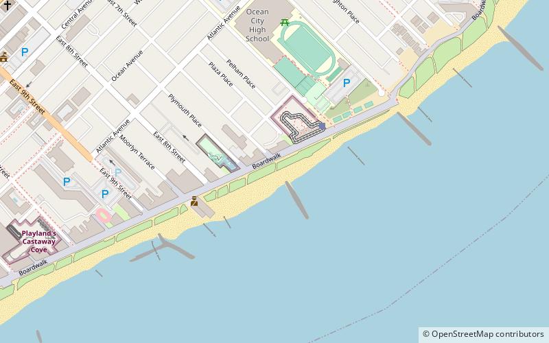 7th street beach ocean city location map