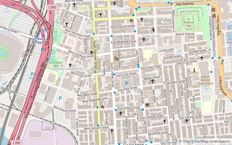 Cross Street Market location map