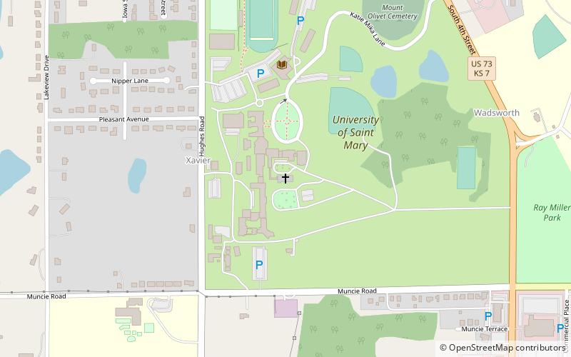 University of Saint Mary location map