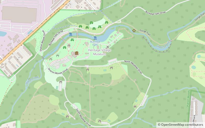 heritage village museum sharonville location map