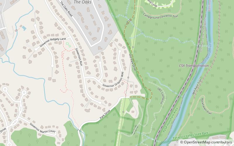 the oaks ellicott city location map
