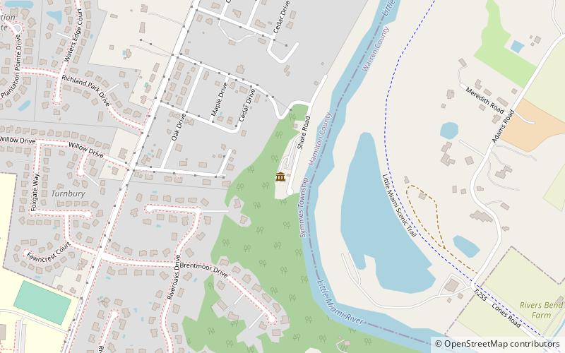 Loveland Castle location map