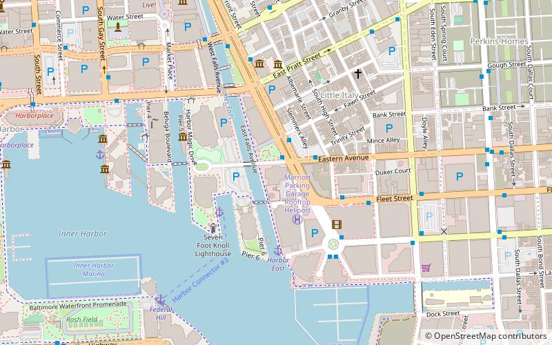 Baltimore Public Works Museum location map