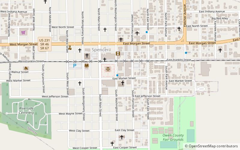 Spencer Town Hall and Fire Station location map