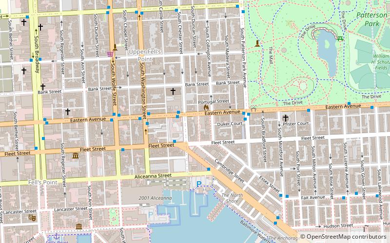 Patterson Park location map