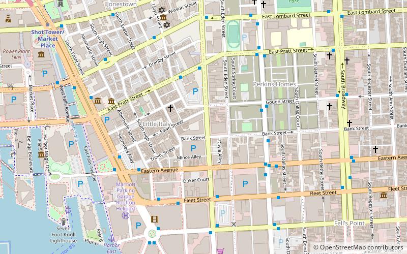 South Central Avenue Historic District location map