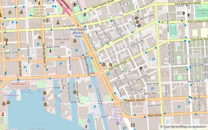 Reginald F. Lewis Museum location map