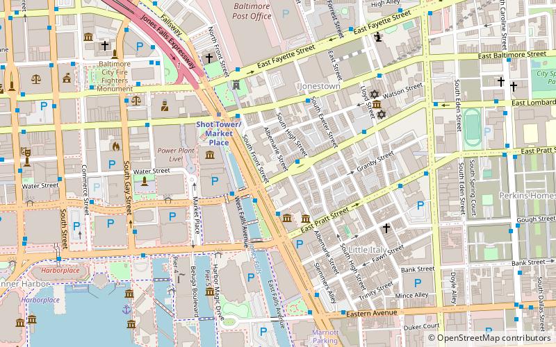 Carroll Mansion location map