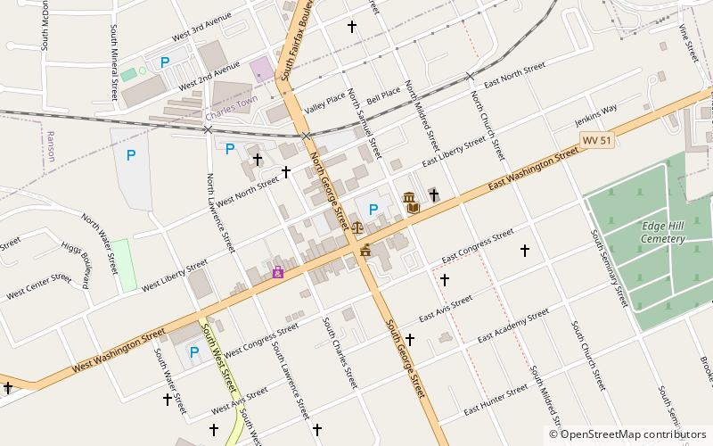 Jefferson County Courthouse location map