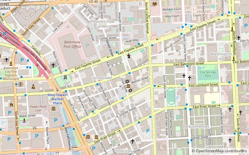 Lloyd Street Synagogue location map