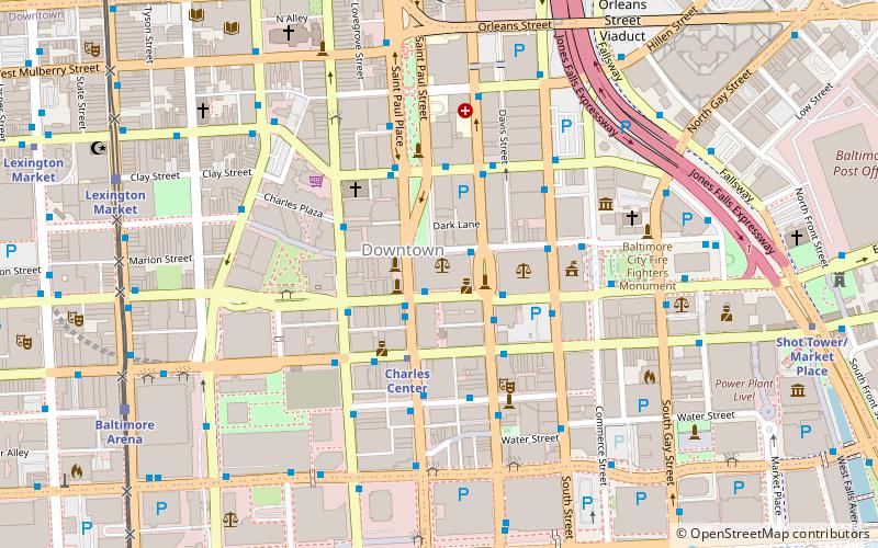 Baltimore City Circuit Courthouses location map