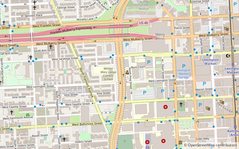 Old Pine Street Station location map