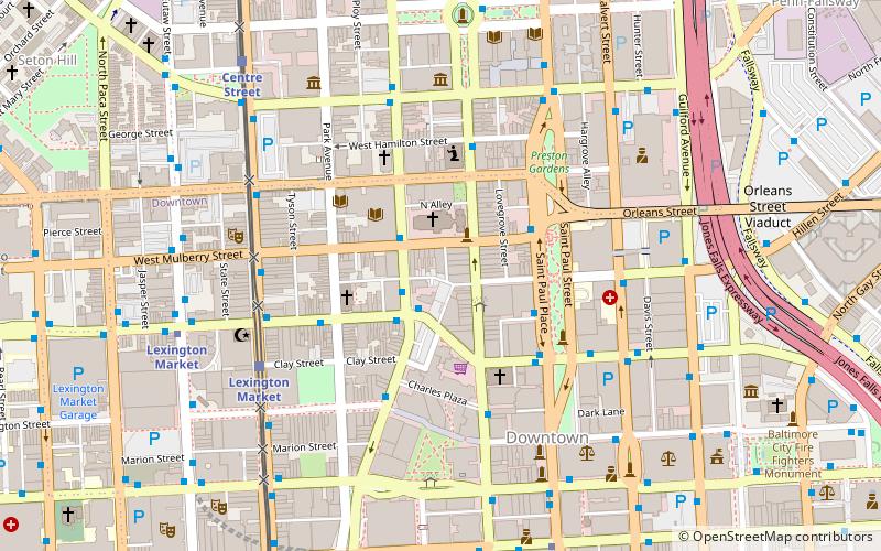 Cathedral Hill Historic District location map