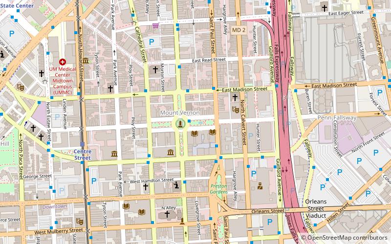 George Peabody Library location map