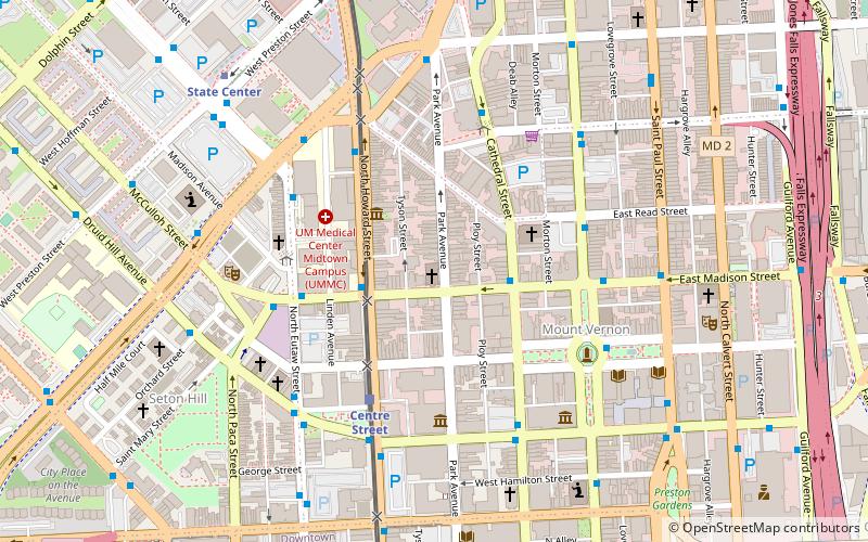 First Presbyterian Church and Manse location map