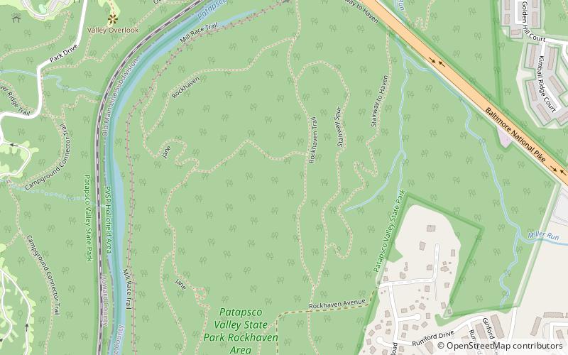 Patapsco Valley location map
