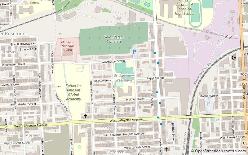 Bridgeview/Greenlawn location map