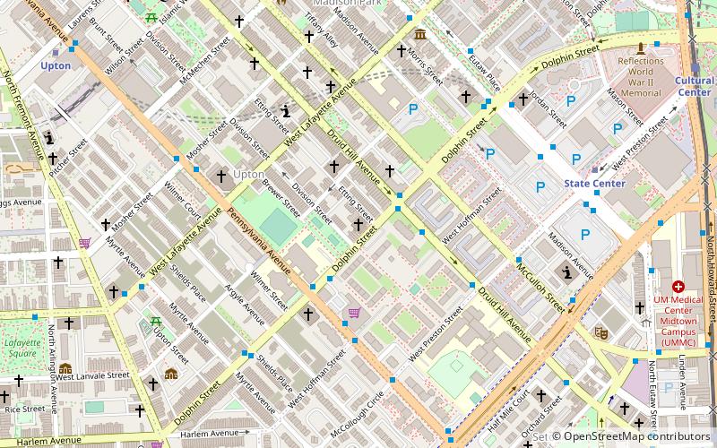 Sharp Street Memorial United Methodist Church and Community House location map