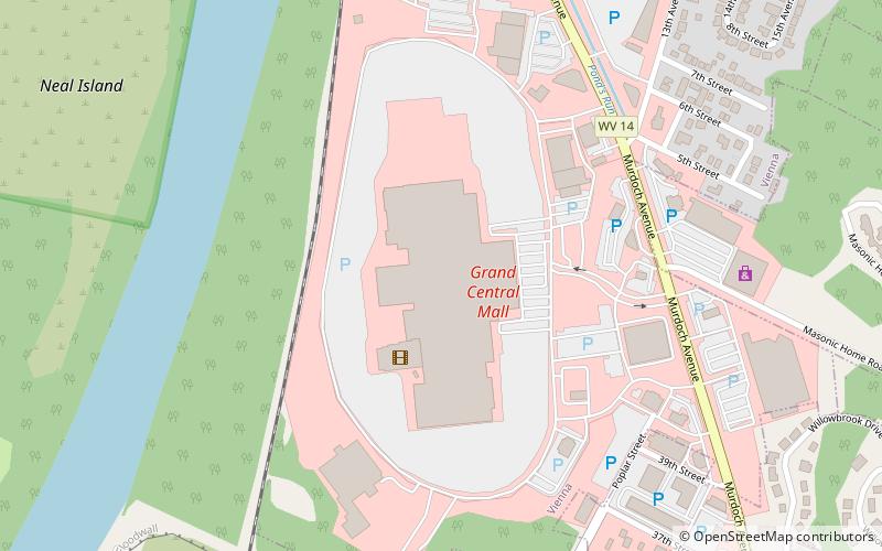 Grand Central Mall location map