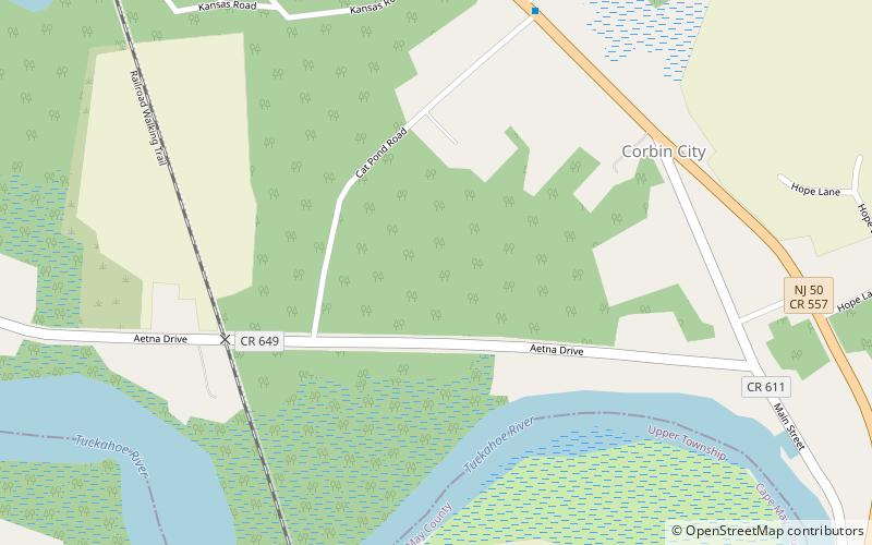 Corbin City location map