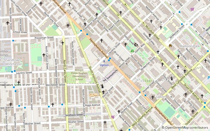 Baltimore Public Markets location map