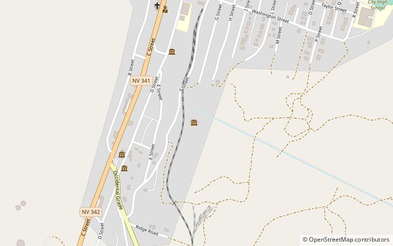 Veta Comstock location map