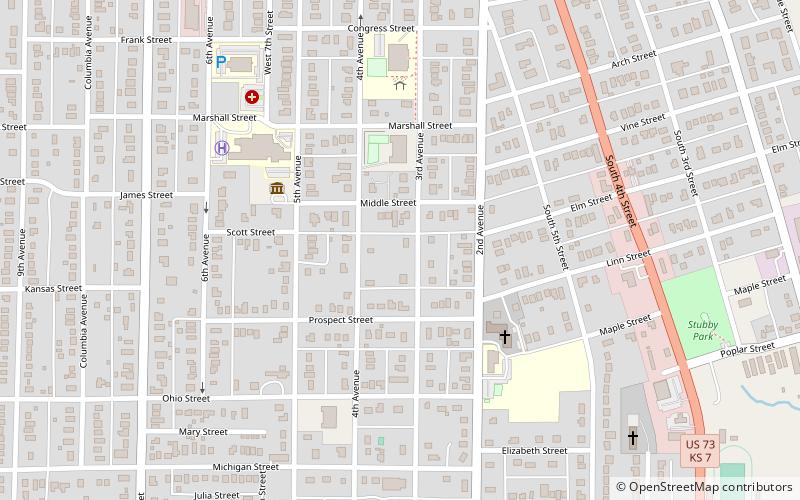 Nathaniel H. Burt House location map