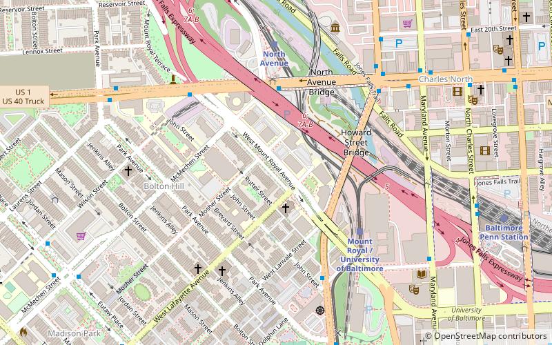 Confederate Soldiers and Sailors Monument location map