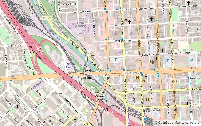 Baltimore Streetcar Museum location map