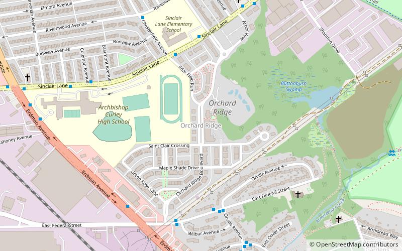 Orchard Ridge location map