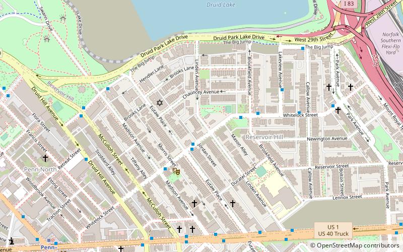 David Bachrach House location map